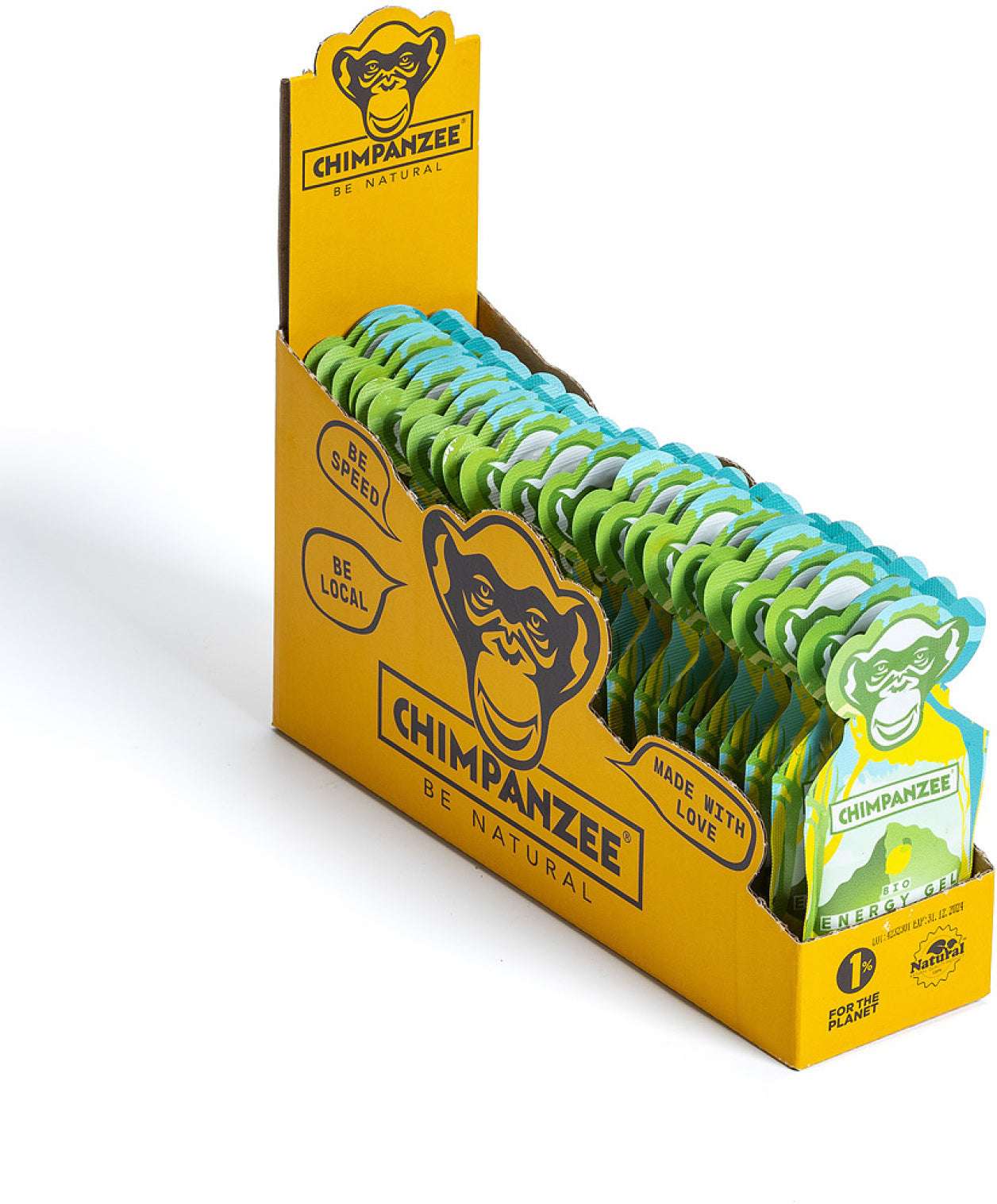 Chimpanzee Energy Gel Lemon - Per doos - 25 Stuks